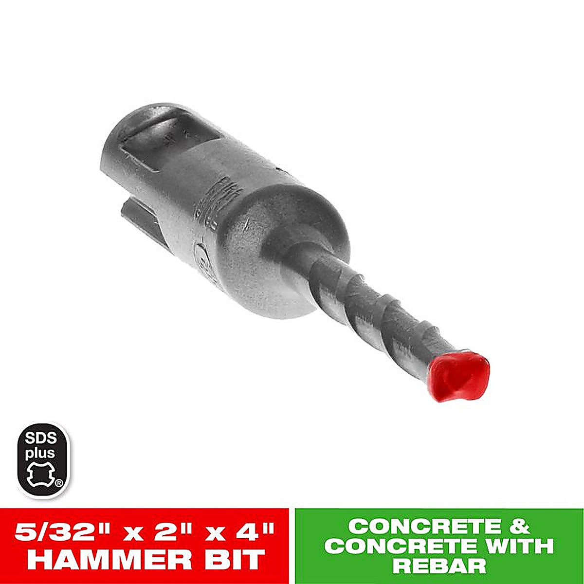 Diablo DMAPL4010 Rebar Demon 5/32 in. S X 4 in. L Carbide Hammer Drill Bit 1 pk