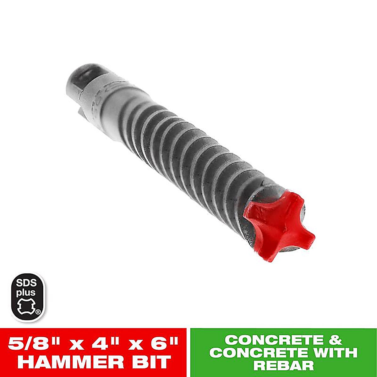 Diablo DMAPL4210 Rebar Demon 5/8 in. S X 6 in. L Carbide Hammer Drill Bit 1 pk