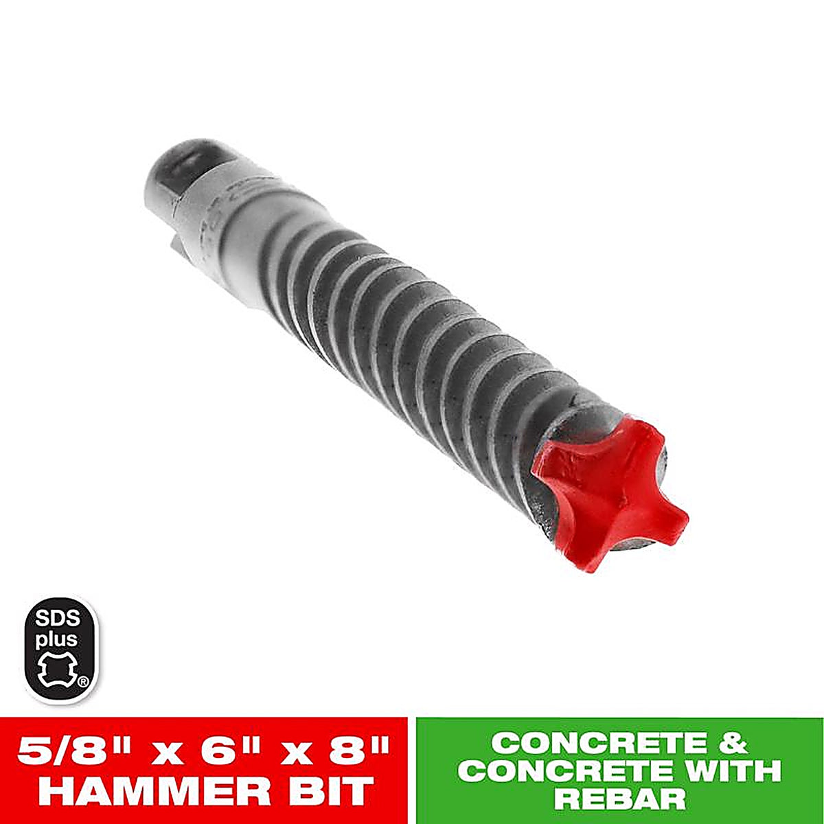 Diablo DMAPL4220 Rebar Demon 5/8 in. X 8 in. L Carbide Hammer Drill Bit 1 pk