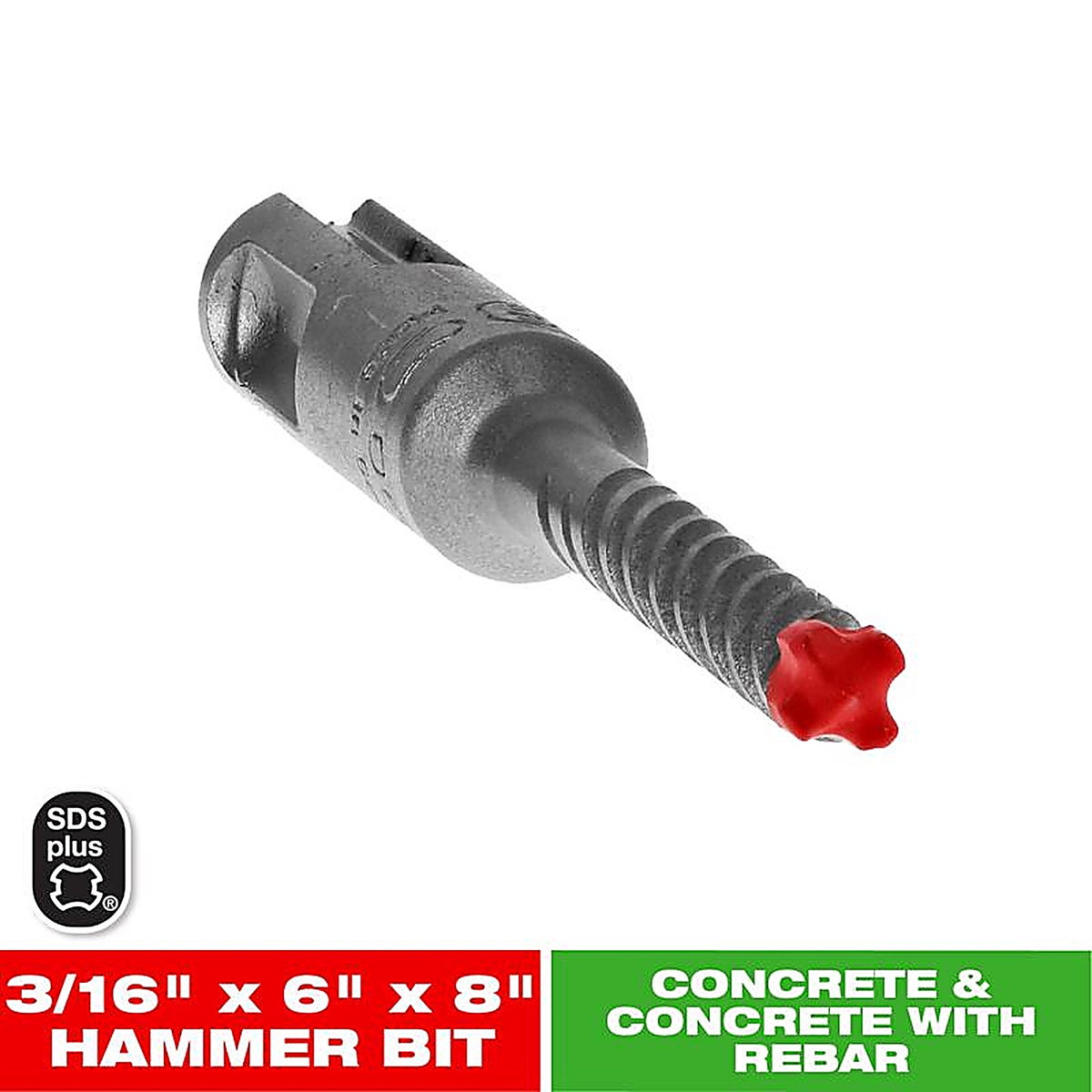 Diablo DMAPL4050 Rebar Demon 3/16 in. S X 8 in. L Carbide Hammer Drill Bit 1 pk