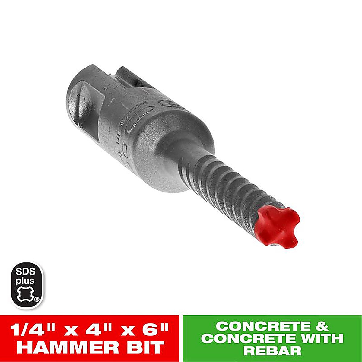 Diablo DMAPL4070 Rebar Demon 1/4 in. X 6 in. L Carbide Hammer Drill Bit 1 pk