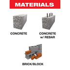 Diablo DMAPL9930-S6 Rebar Demon Carbide SDS-Plus Concrete Demolition Set 6 pc