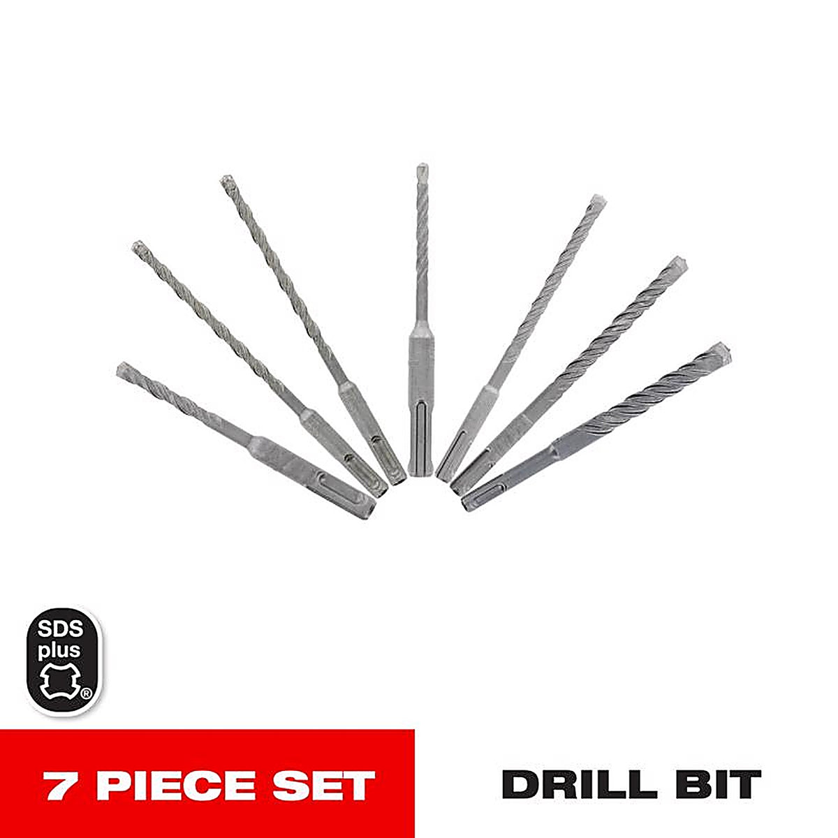 Diablo DMAPL9920-S7 Rebar Demon Carbide SDS-Plus Hammer Bit Set 7 pc