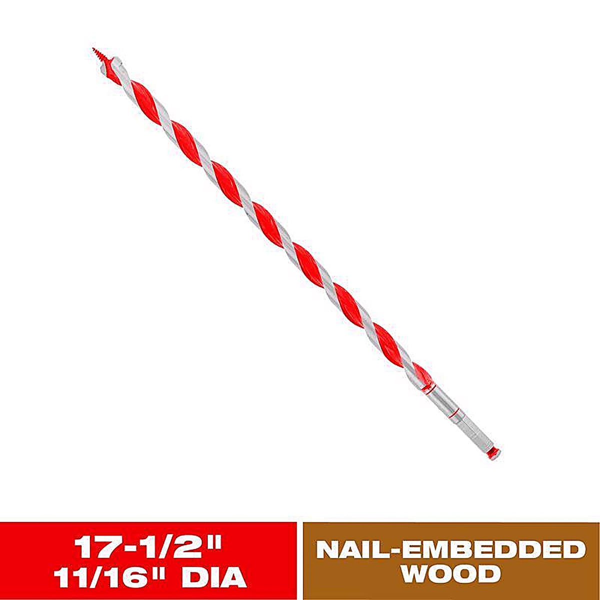 Diablo - DAG3060 - Dura-Tip 11/16 In. D X 17.5 In. L Auger Bit High Speed Steel 1 Piece