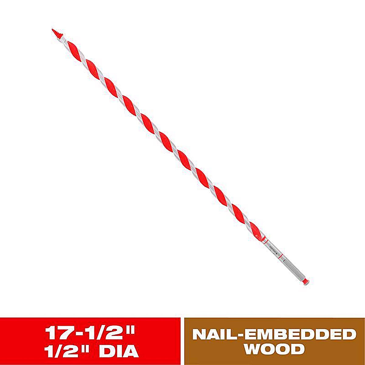 Diablo - DAG3030 - Dura-Tip 1/2 In. D X 17.5 In. L Auger Bit High Speed Steel 1 Piece