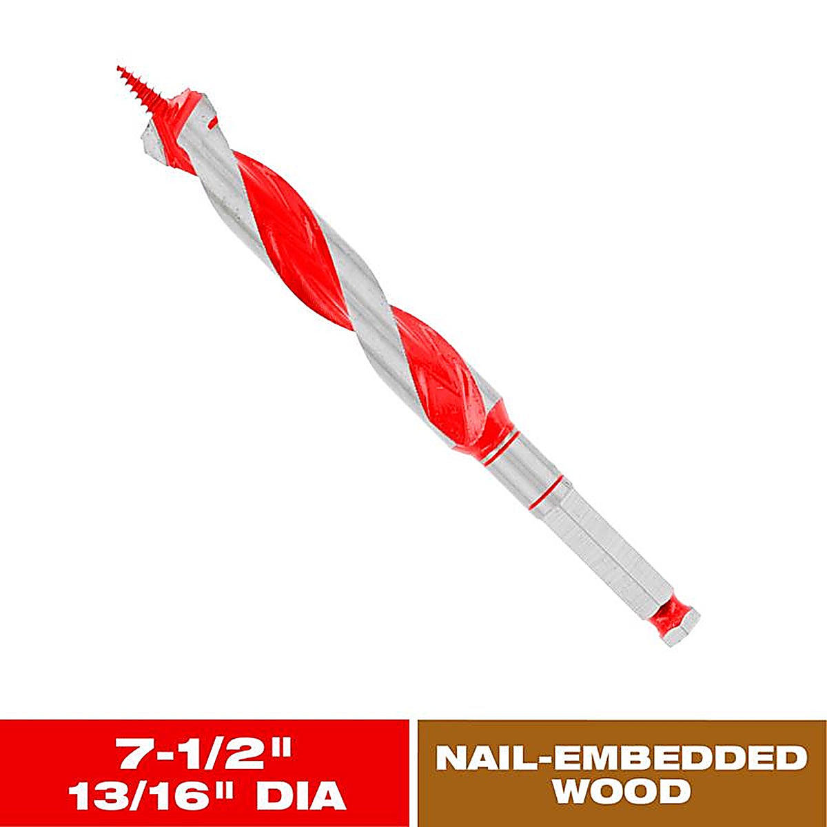 Diablo - DAG1100 - Dura-Tip 13/16 In. D X 7.5 In. L Auger Bit High Speed Steel 1 Piece