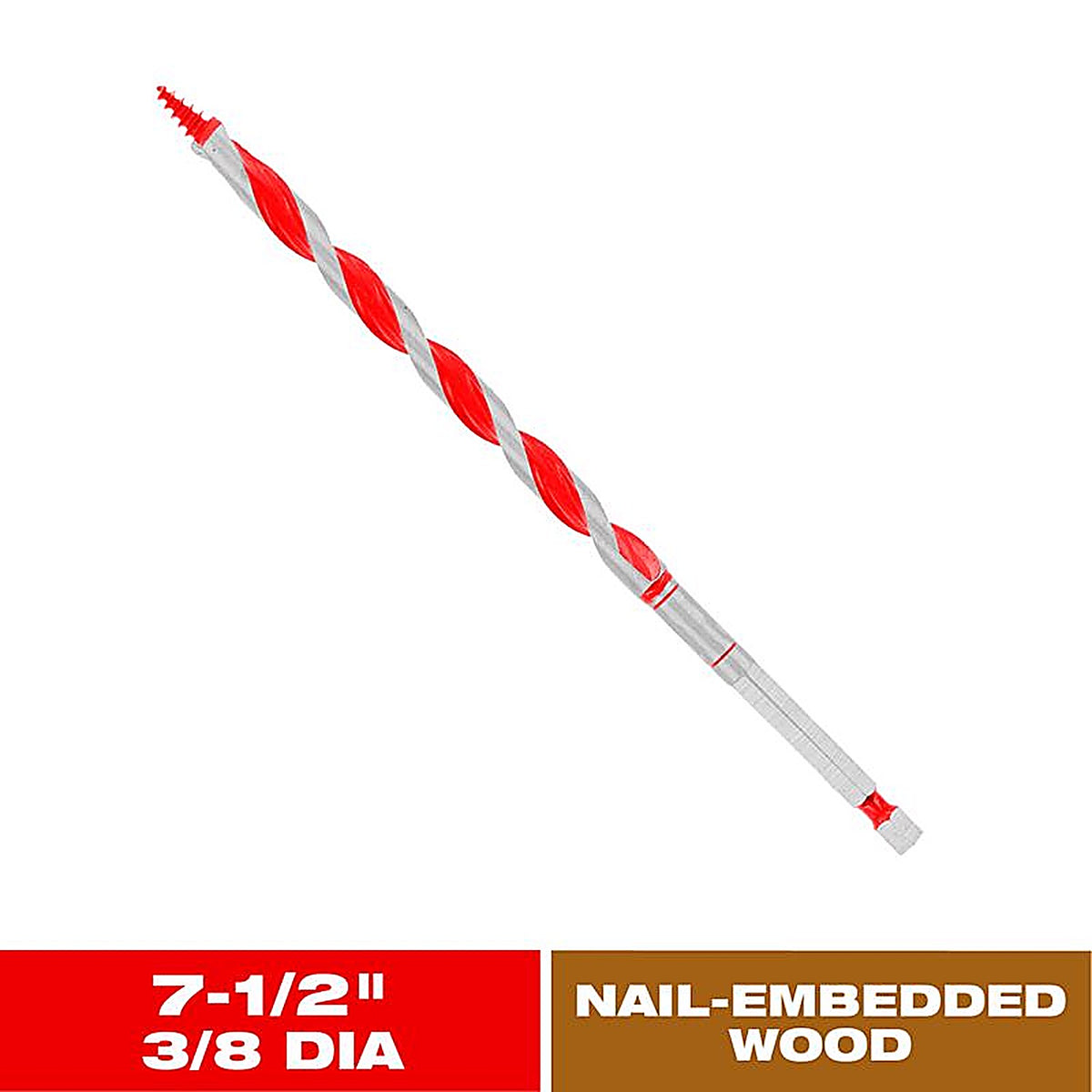 Diablo - DAG1030 - Dura-Tip 3/8 In. D X 7.5 In. L Auger Bit High Speed Steel 1 Piece