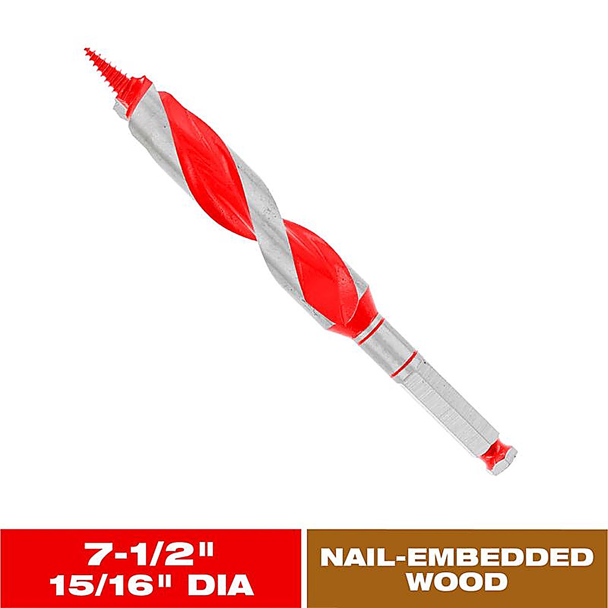 Diablo - DAG1120 - Dura-Tip 15/16 In. D X 7.5 In. L Auger Bit High Speed Steel 1 Piece