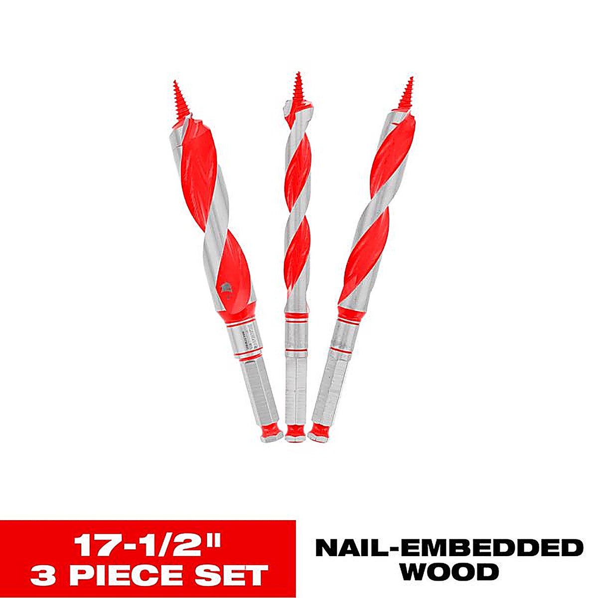 Diablo - DAG1900-S3 - Dura-Tip 7.5 In. L Auger Bit Set High Speed Steel 3 Piece