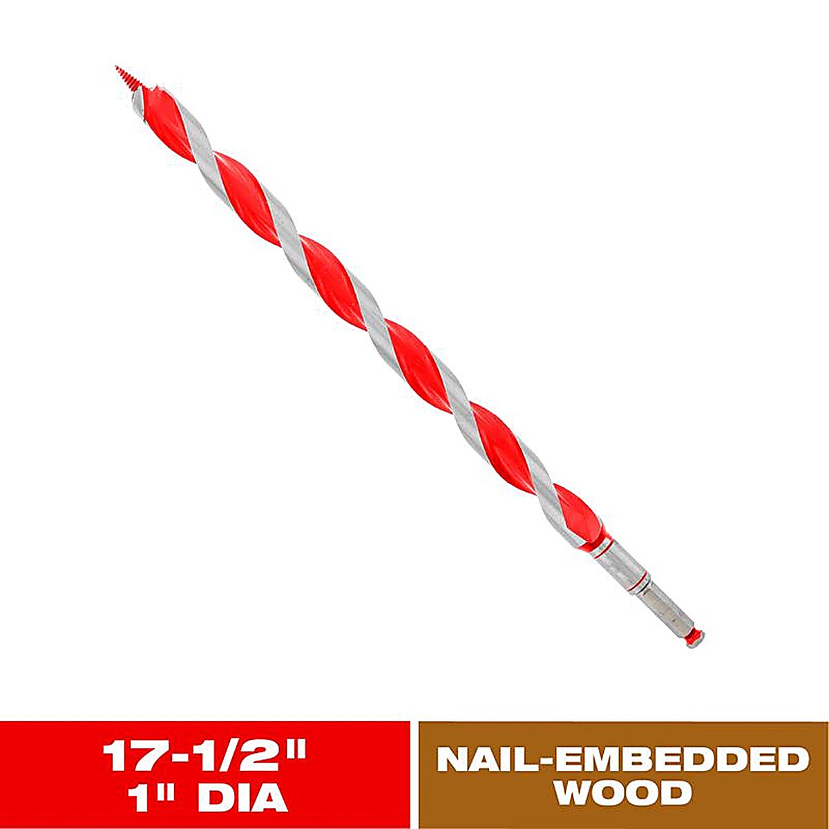 Diablo - DAG3110 - Dura-Tip 1 In. D X 17.5 In. L Auger Bit High Speed Steel 1 Piece