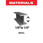 Diablo - DJT121BF5 - 3-5/8 In. Bi-Metal T-Shank Thick Metal Jig Saw Blade 12 TPI 5 Pack