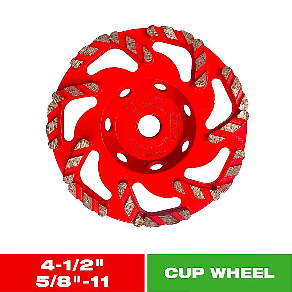 Diablo - DMACW0450 - 4-1/2 In. D X 5/8-11 In. Masonry Cup Wheel