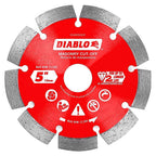 Diablo - DMADS0500 - 5 In. D X 7/8 In. Diamond Masonry Cut-Off Disc 1 Pack