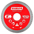 Diablo - DMADC0500 - 5 In. D X 7/8 In. Diamond Masonry Cut-Off Disc 1 Pack