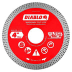 Diablo - DMADC0400 - 4 In. D X 7/8 In. Diamond Masonry Cut-Off Disc 1 Pack