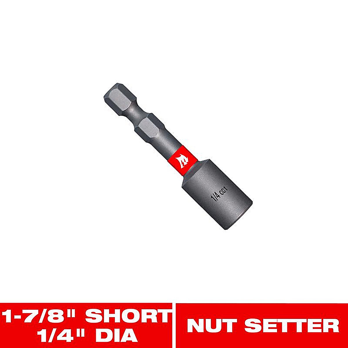 Diablo - DNTSS14 - 1/4 In. X 1-7/8 In. L Black Oxide Magnetic Nut Setter 1 Piece
