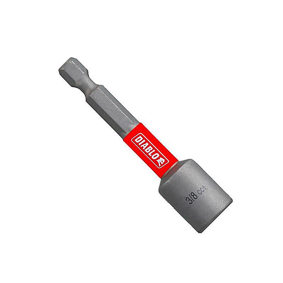 Diablo - DNTSL38 - 3/8 In. X 2-9/16 In. L Black Oxide Magnetic Nut Setter 1 Piece