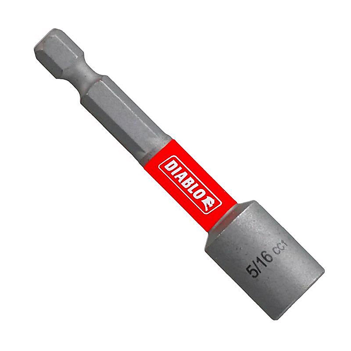 Diablo - DNTSL516 - 5/16 In. X 2-9/16 In. L Black Oxide Magnetic Nut Setter 1 Piece