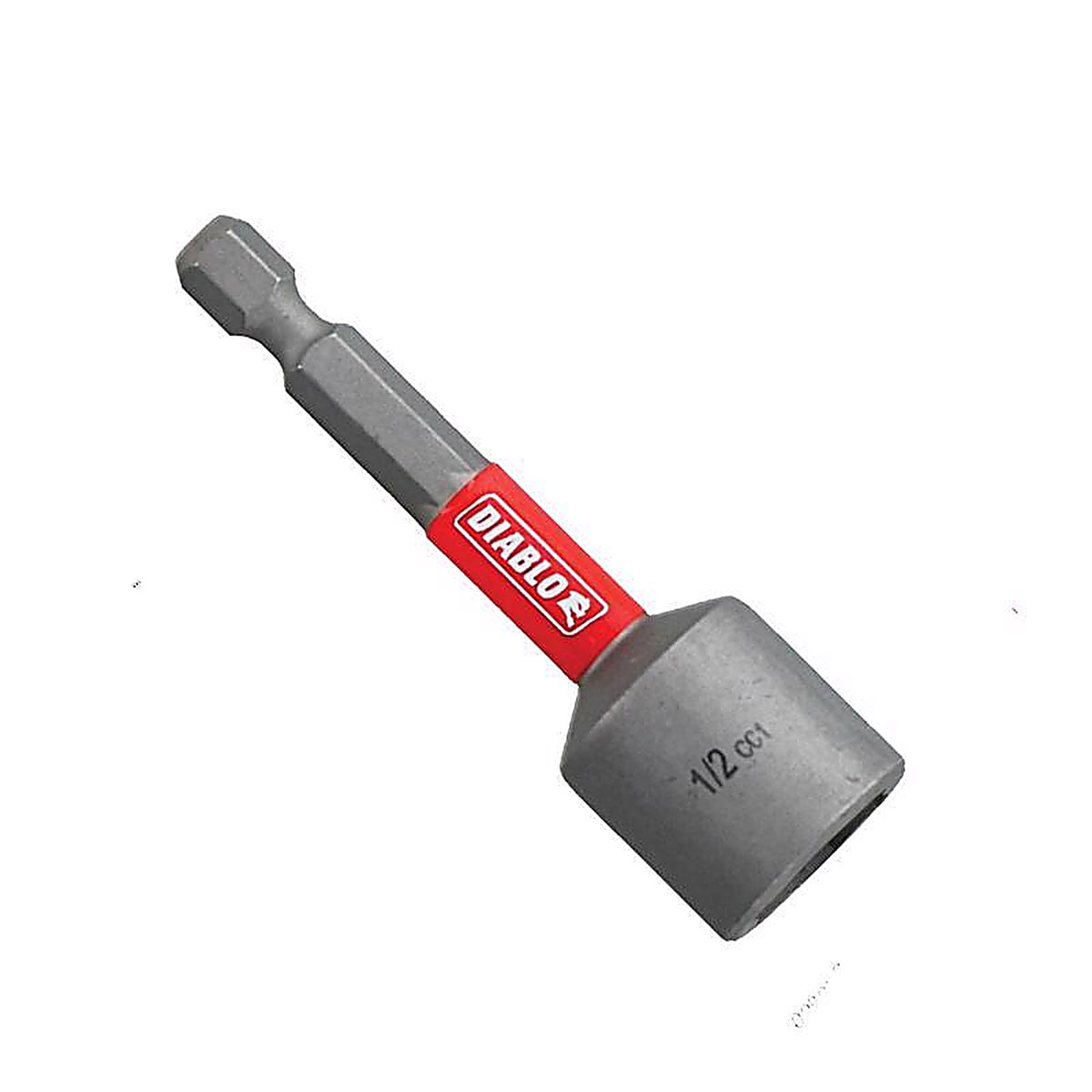 Diablo - DNTSL12 - 1/2 In. X 2-9/16 In. L Black Oxide Magnetic Nut Setter 1 Piece