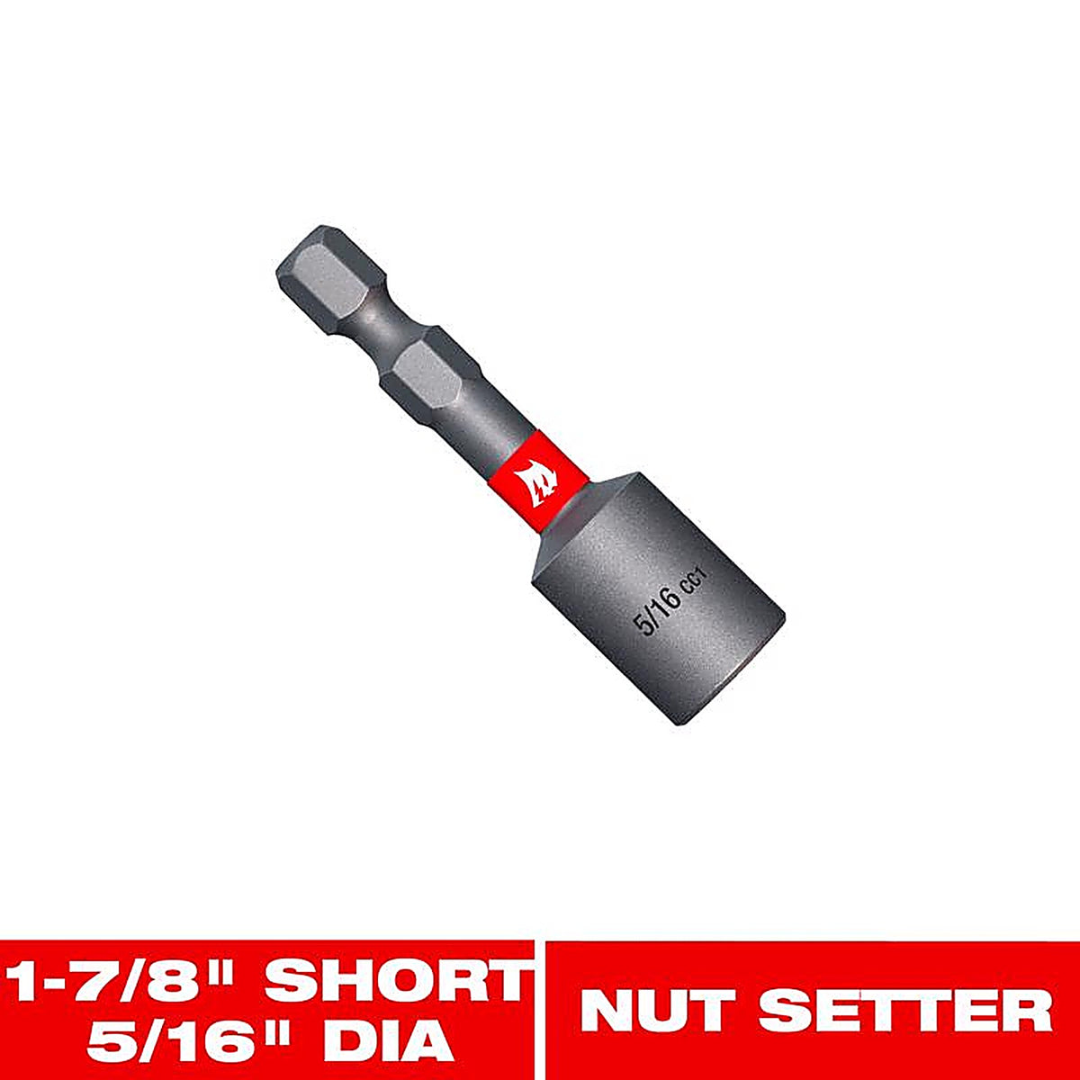 Diablo - DNTSS516 - 5/16 In. X 1-7/8 In. L Black Oxide Magnetic Nut Setter 1 Piece