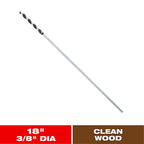 Diablo - DIB1070 - 3/8 In. X 18 In. L Installer Bit 3-Flat Shank 1 Pack