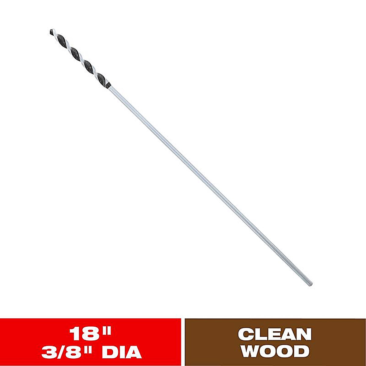 Diablo - DIB1070 - 3/8 In. X 18 In. L Installer Bit 3-Flat Shank 1 Pack
