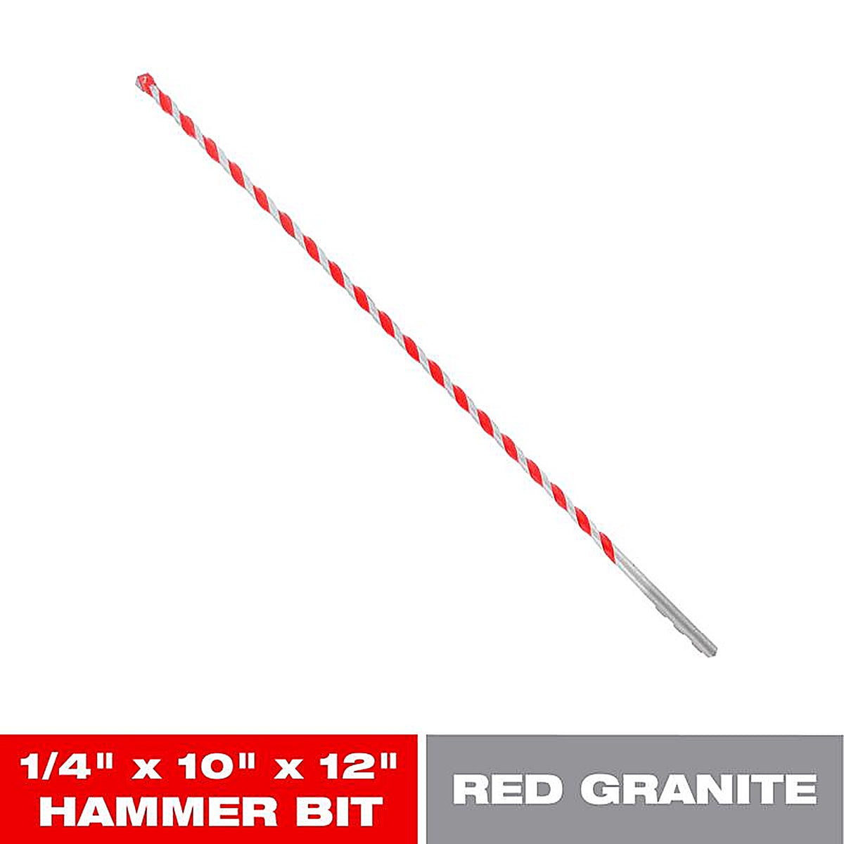 Diablo DMARG1070-P5 SPEEDemon 1/4 in. S X 6 in. L Carbide Red Granite Hammer Bit 5 pk