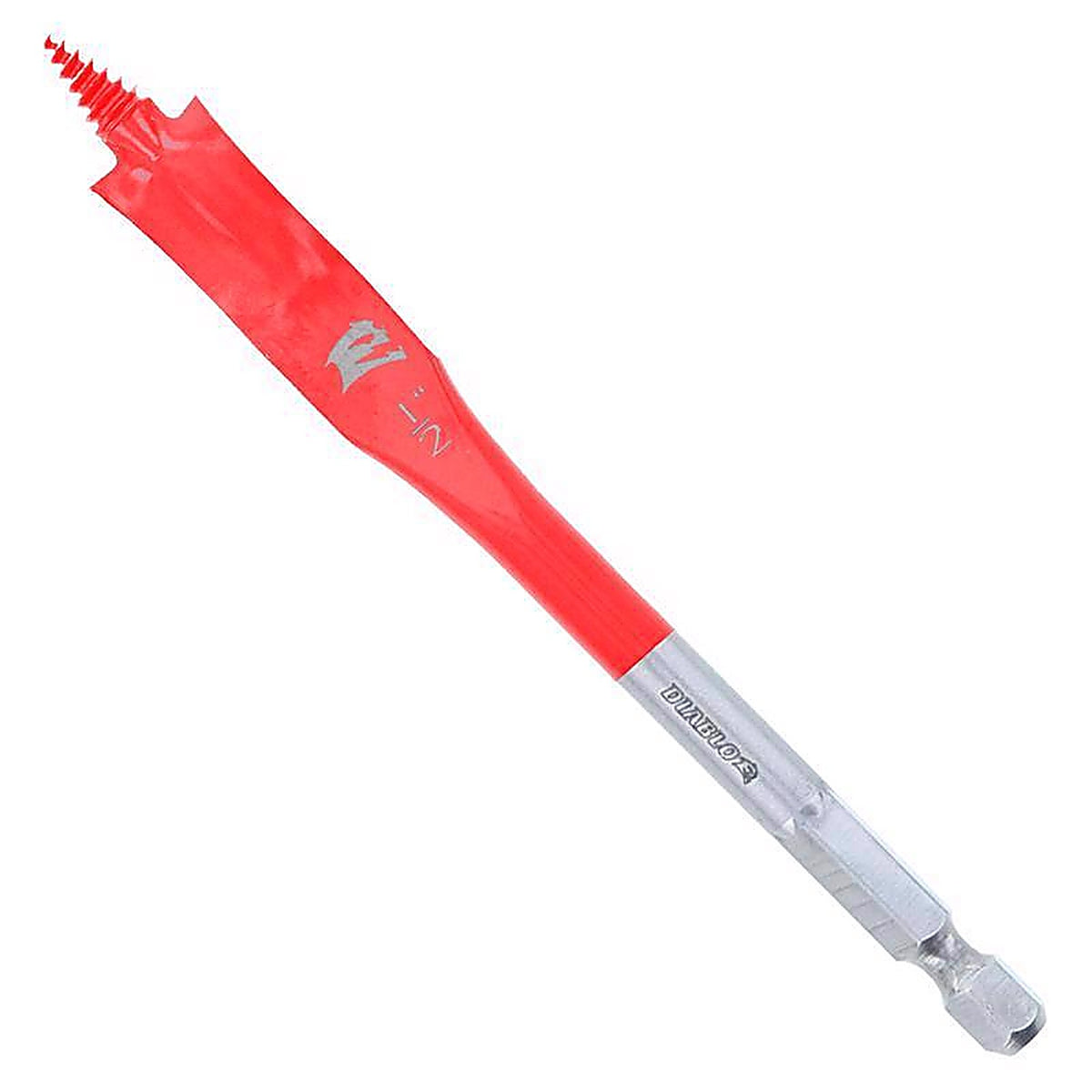 Diablo - DSP1020 - 1/2 In. X 4 In. L High Speed Steel Clean Wood Spade Bit HEX Shank 1 Pack