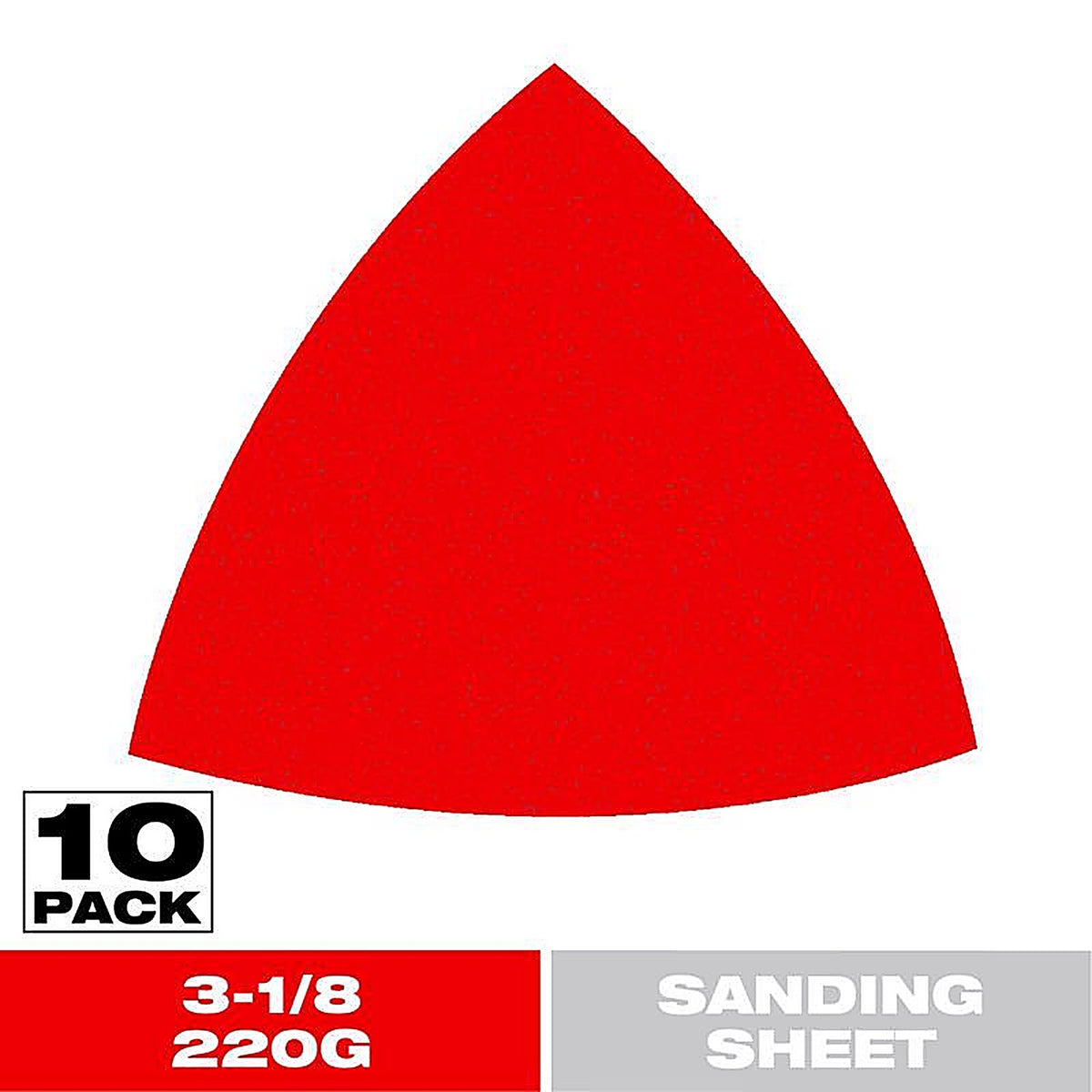 Diablo DCT318220H10G 3-1/8 in. Ceramic Blend Hook and Lock Triangle Sanding Sheets 220 Grit Ultra Fine 10 pk