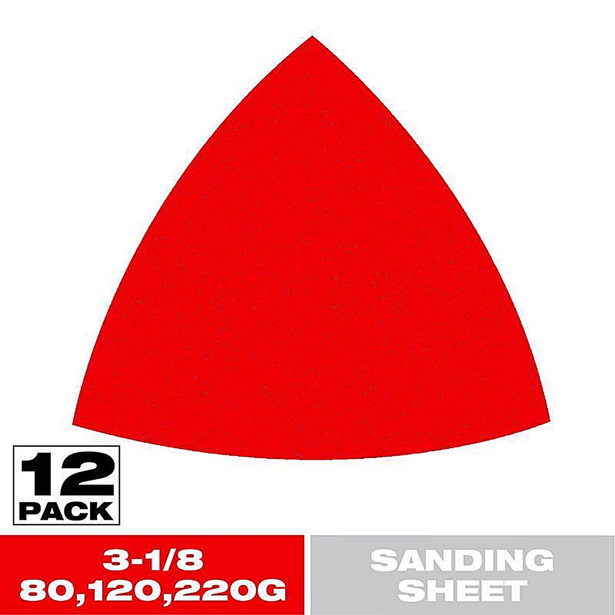 Diablo DCT318ASTH12G 3-1/8 in. Ceramic Blend Hook and Lock Triangle Sanding Sheet Assortment 12 pc