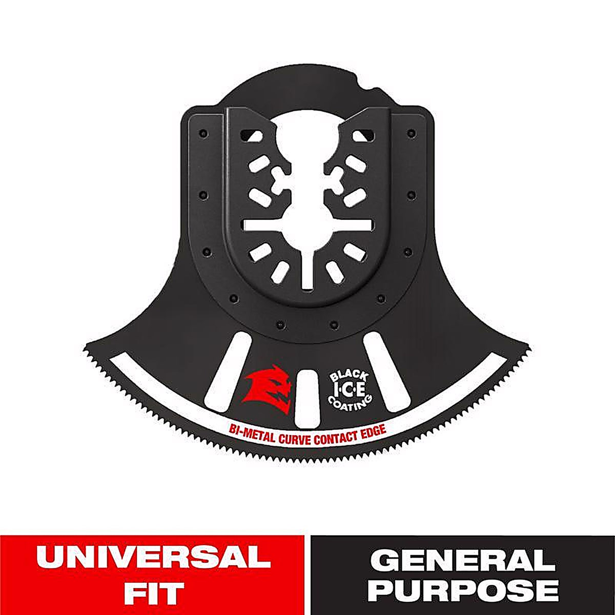 Diablo - DOU350RBGP - 3-1/2 In. X 3-1/2 In. W Bi-Metal Semi-Circle Oscillating Blade General Purpose Cuts 1 Pack