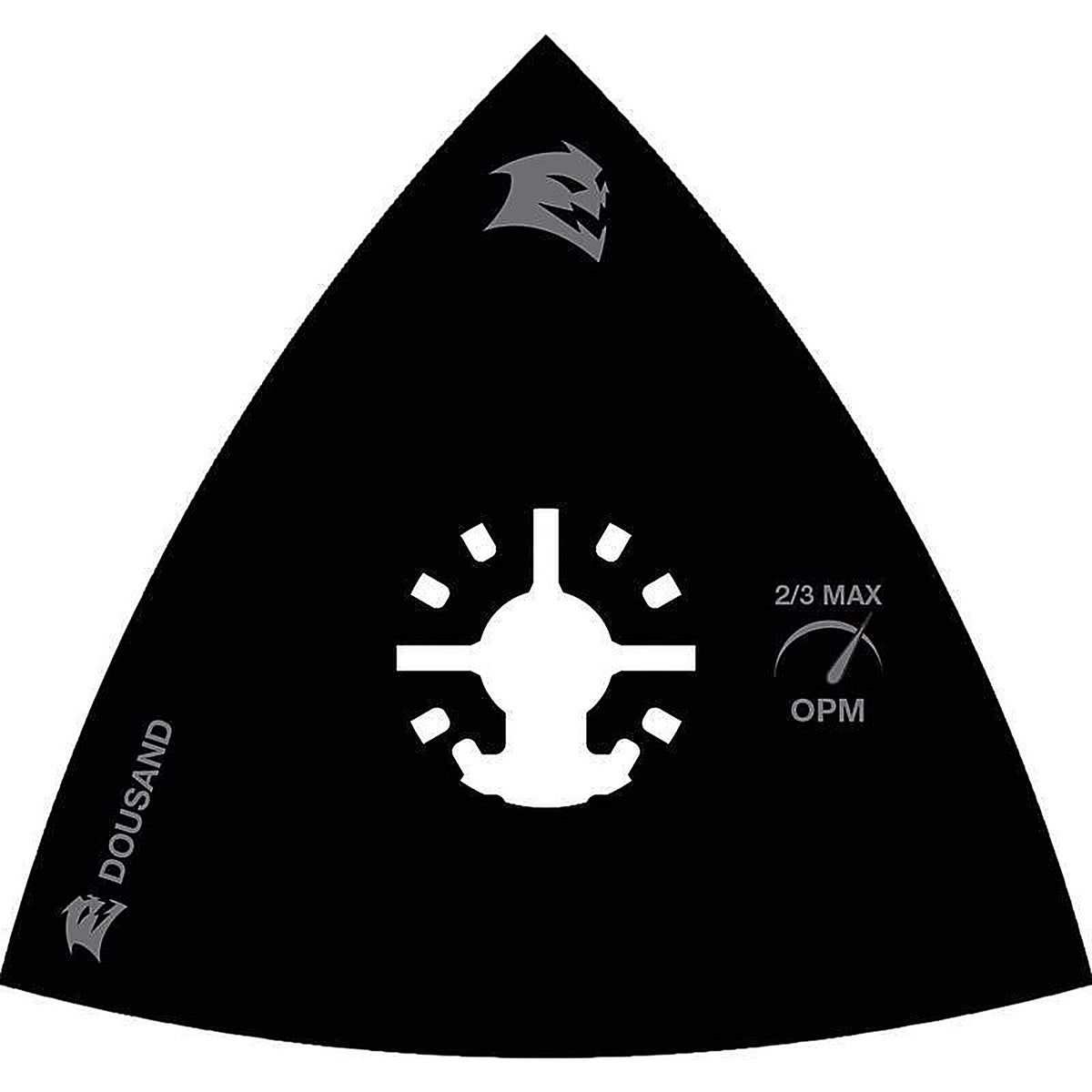 Diablo - DOUSAND - 3-1/8 In. X 3-1/8 In. W Rubber Triangular Oscillating Sanding Pad 1 Pack