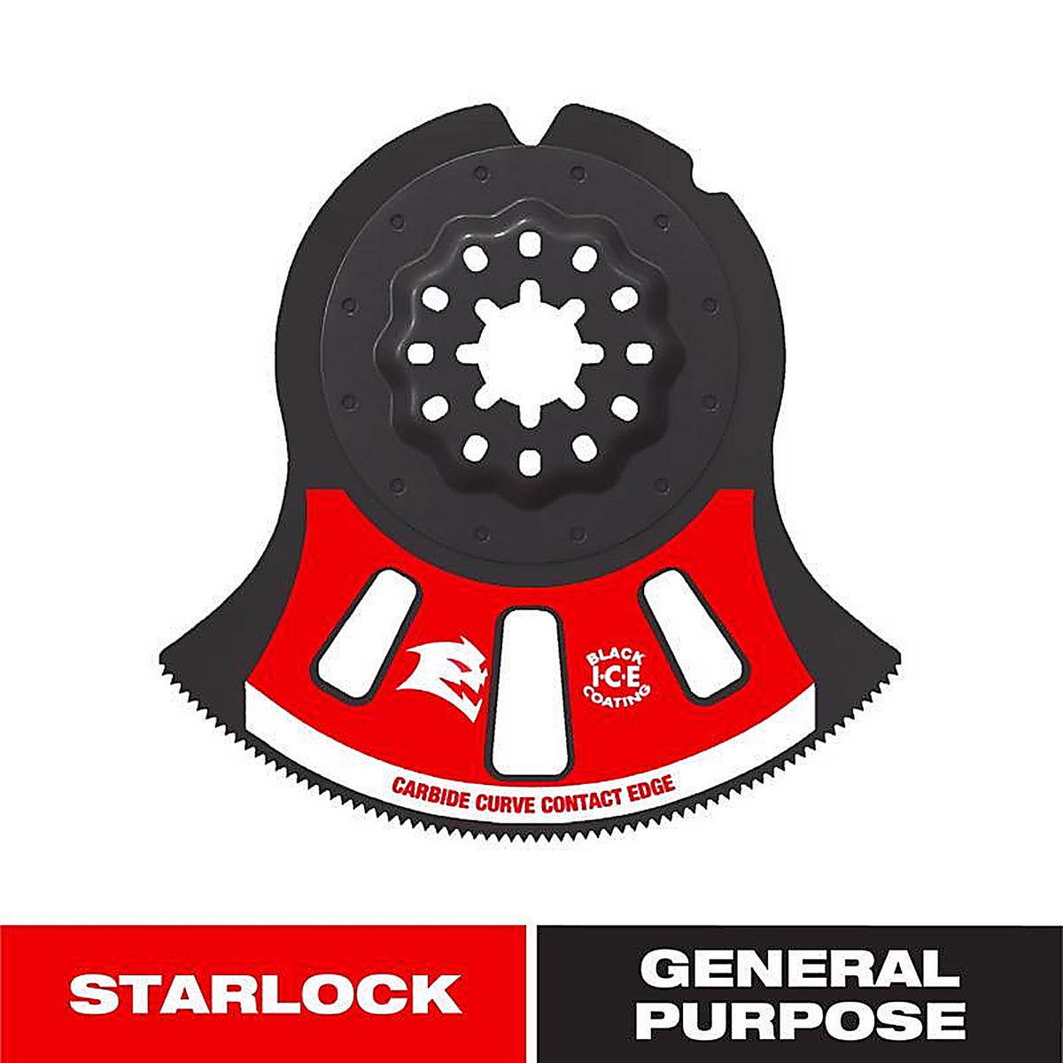 Diablo - DOS3125RCGP - Starlock 3-1/8 In. W Carbide Semi-Circle Oscillating Blade General Purpose Cuts 1 Pack