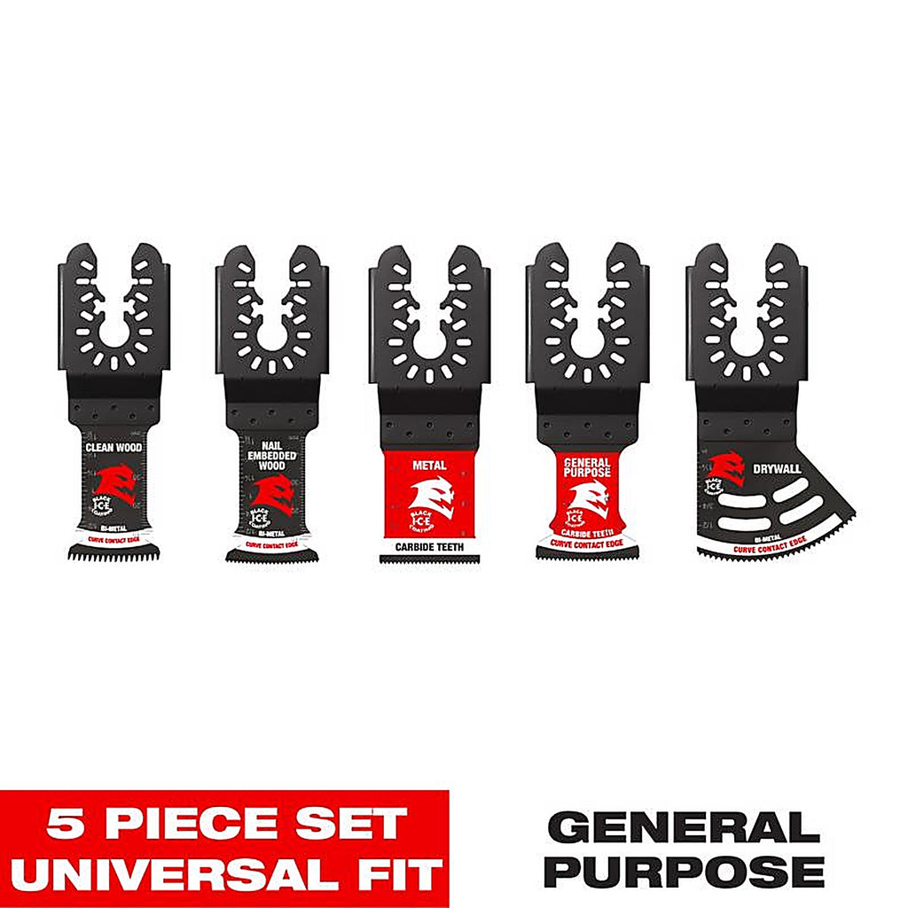 Diablo - DOU5S - Carbide Oscillating Blade Set General Purpose Cuts 5 Piece