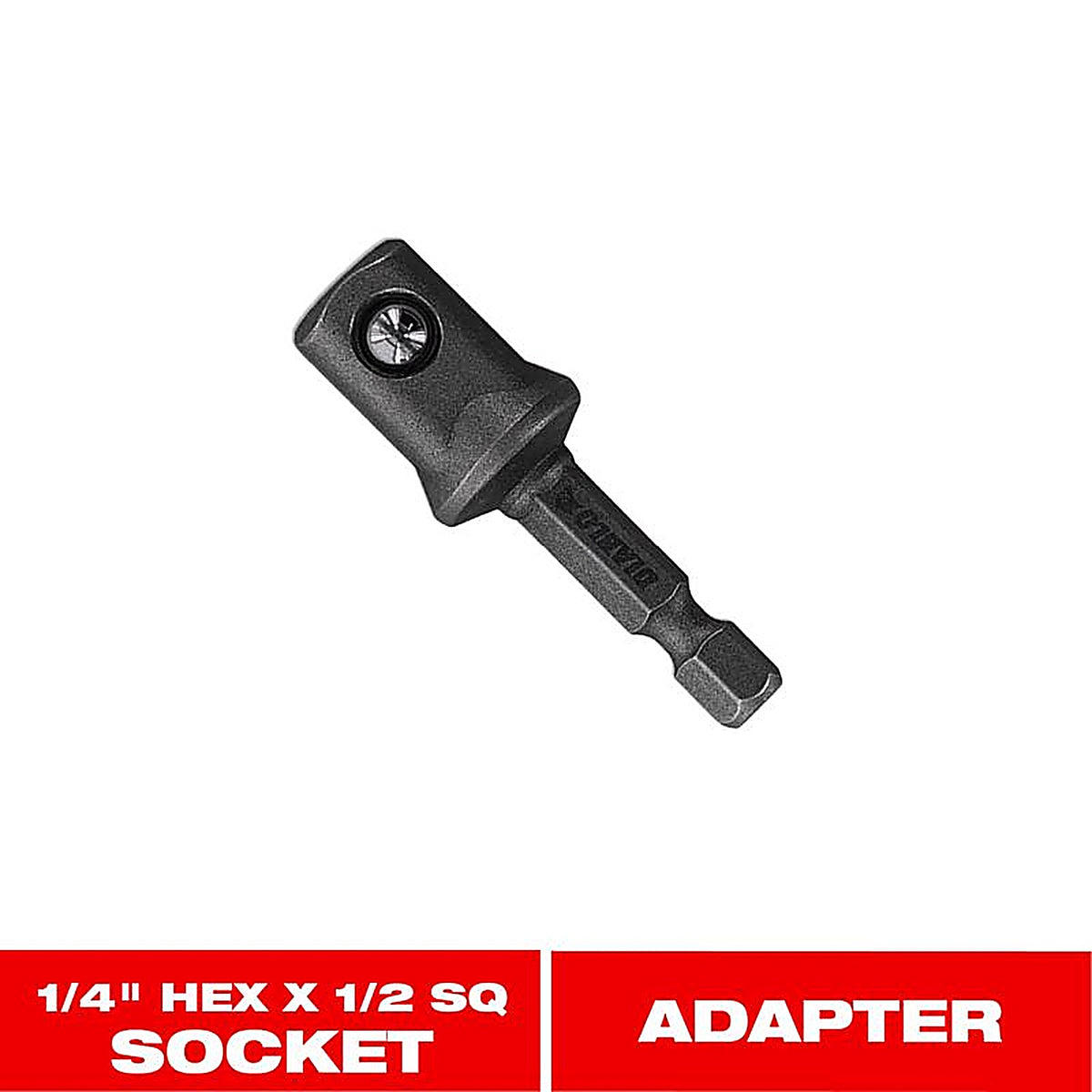 Diablo - DSA0500 - 2 In. L X 1/2 In. Drive X 1/4 In. Square to HEX Socket Adapter 1 Piece