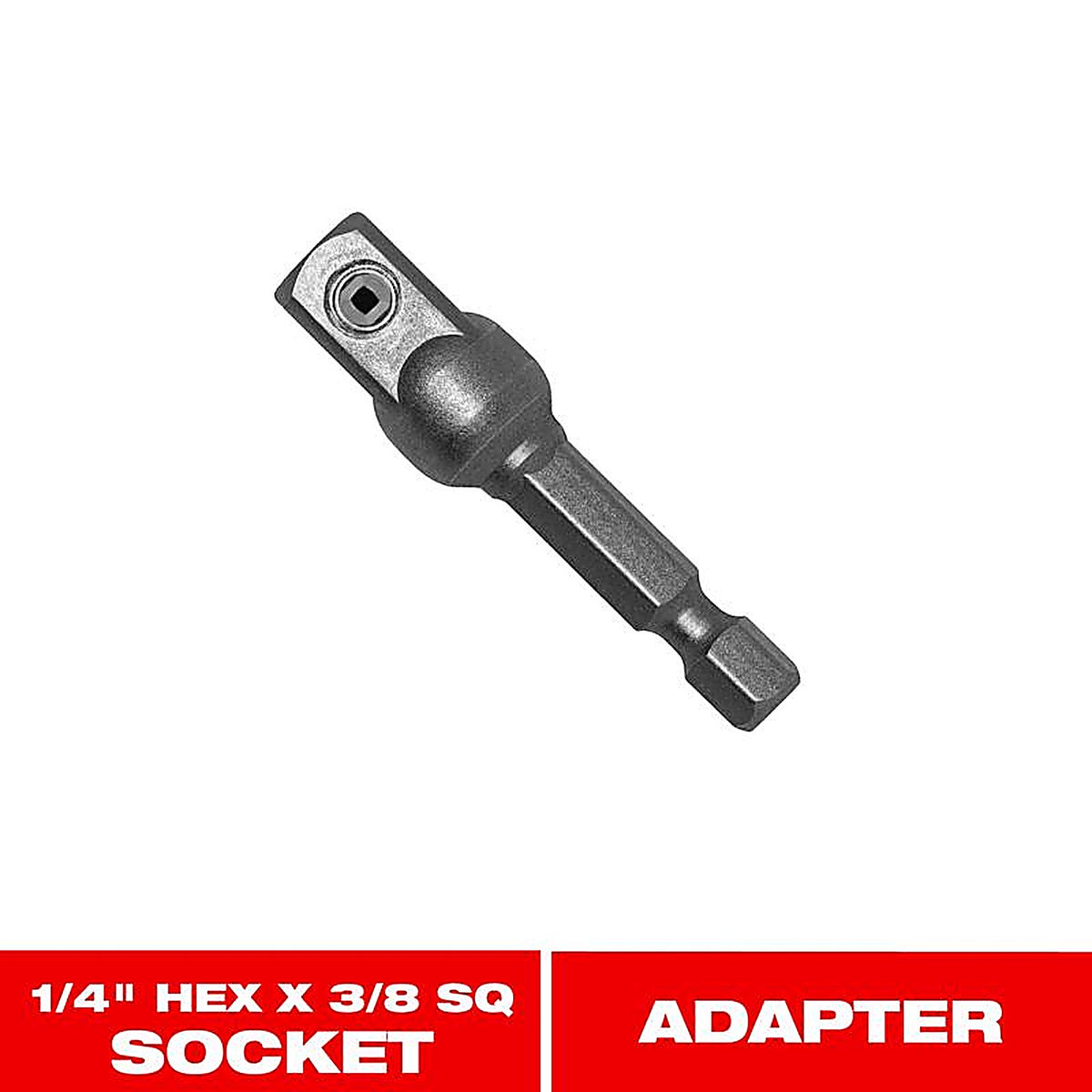 Diablo - DSA0375 - 2 In. L X 3/8 In. Drive X 1/4 In. Square to HEX Socket Adapter 1 Piece