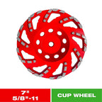 Diablo - DMACW0700 - 7 In. D X 5/8-11 In. Masonry Cup Wheel