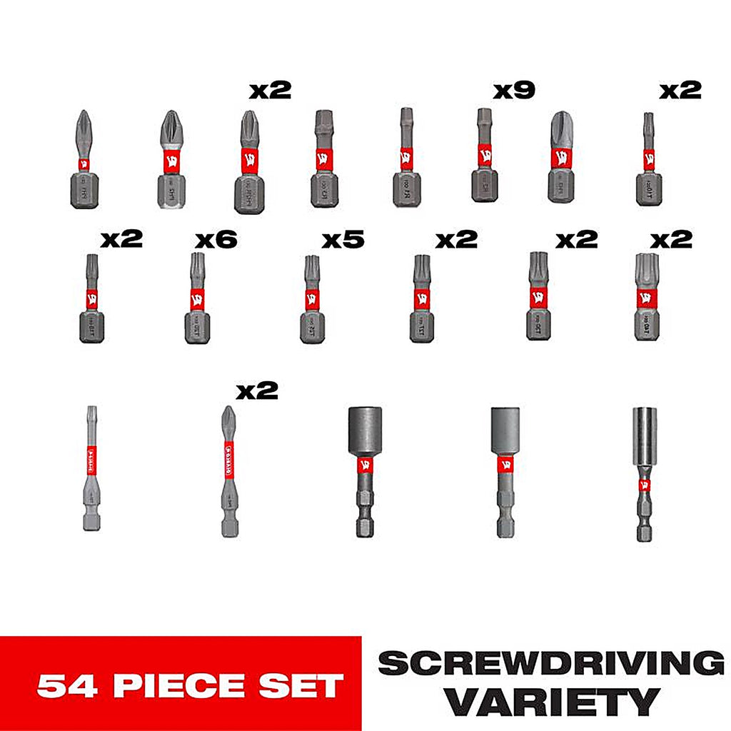 Diablo - DSC-S54 - Drive Bit Set Black Oxide 54 Piece