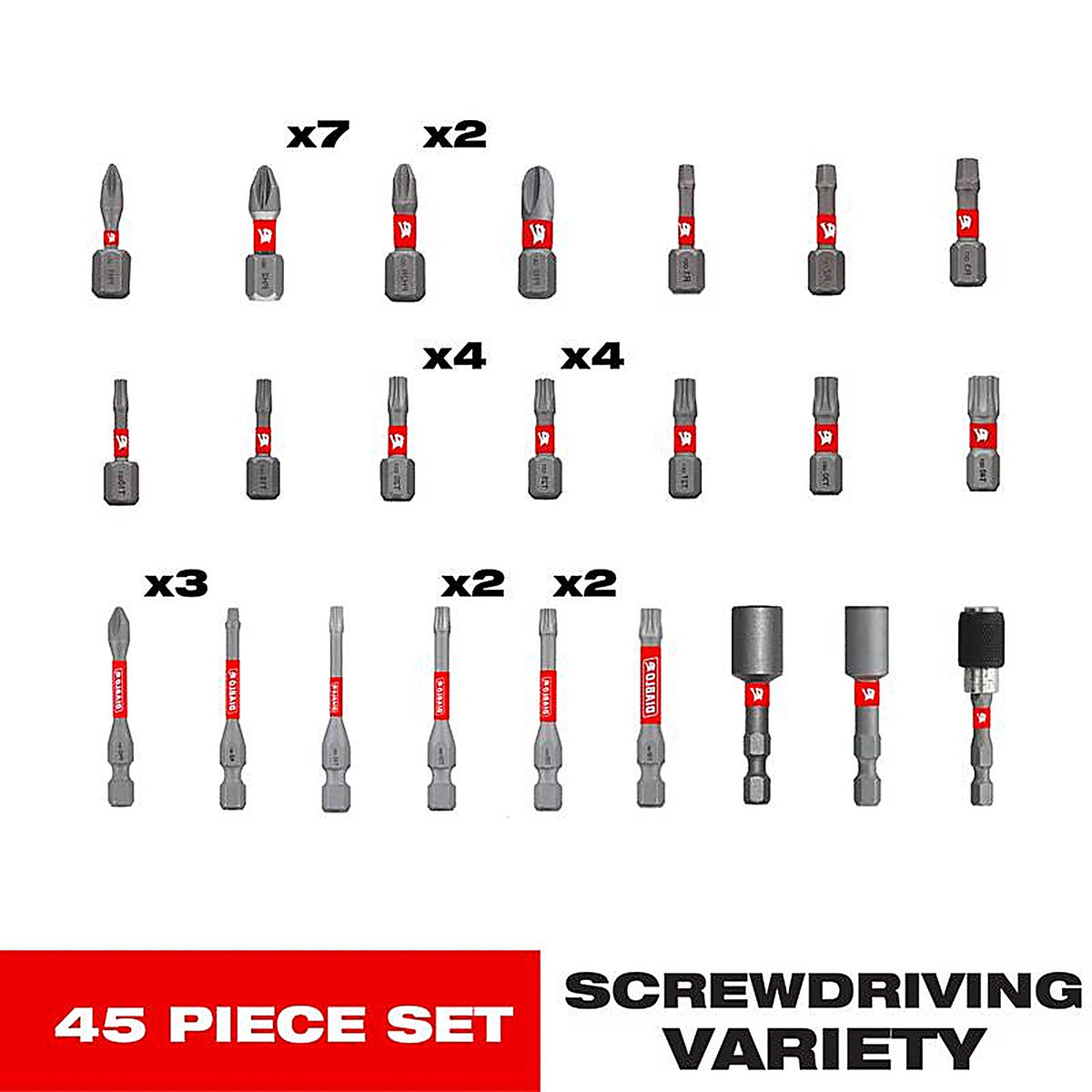 Diablo - DSC-S45 - Driver Bit Set Black Oxide 45 Piece