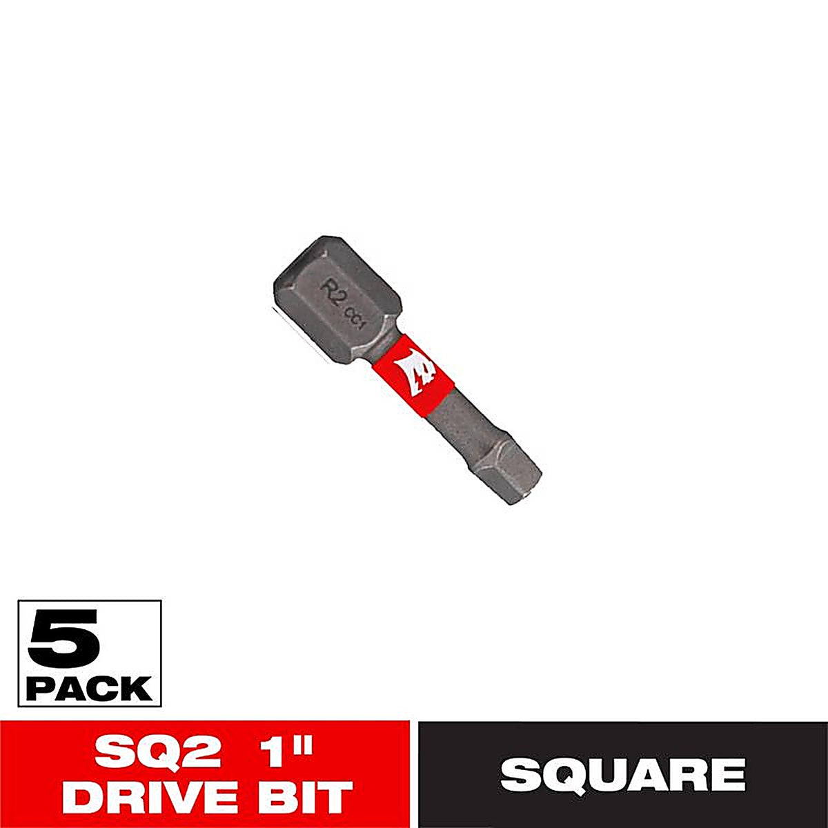 Diablo - DSQ21P5 - Square #2 X 1 In. L Driver Bit Black Oxide 5 Pack