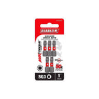 Diablo - DSQ31P5 - Square #3 X 1 In. L Driver Bit Black Oxide 5 Pack