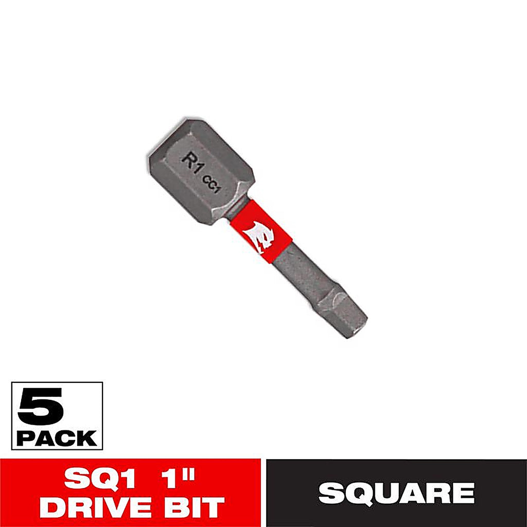 Diablo - DSQ11P5 - Square #1 X 1 In. L Driver Bit Black Oxide 5 Pack