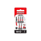 Diablo - DSQ11P5 - Square #1 X 1 In. L Driver Bit Black Oxide 5 Pack
