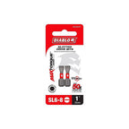 Diablo - DSL681P2 - Slotted Sl6-8 X 1 In. L Driver Bit Black Oxide 2 Pack