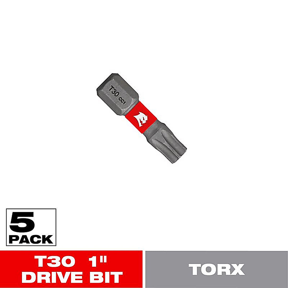 Diablo - DT301P5 - Torx #30 X 1 In. L Driver Bit Black Oxide 5 Pack