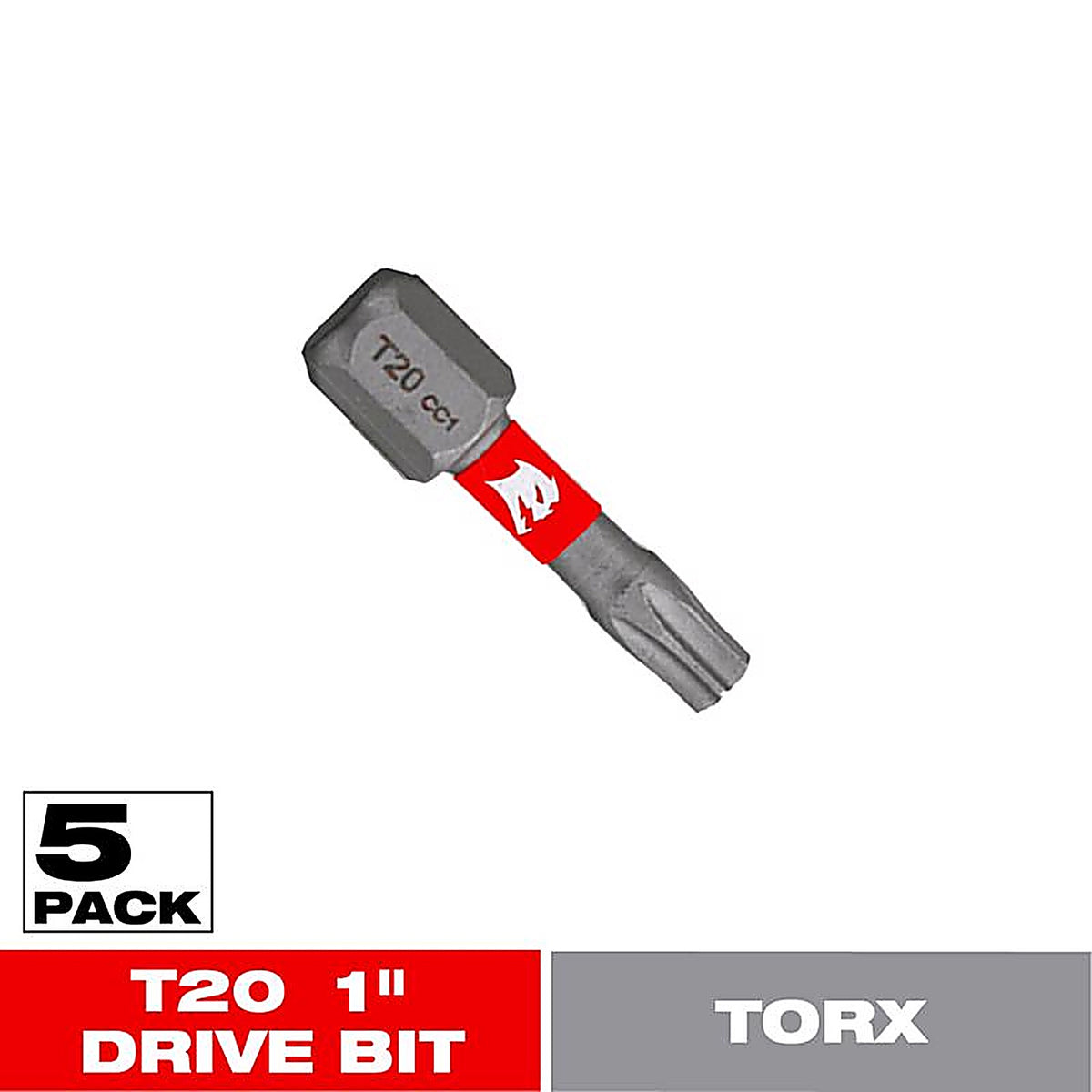 Diablo - DT201P5 - Torx #20 X 1 In. L Driver Bit Black Oxide 5 Pack