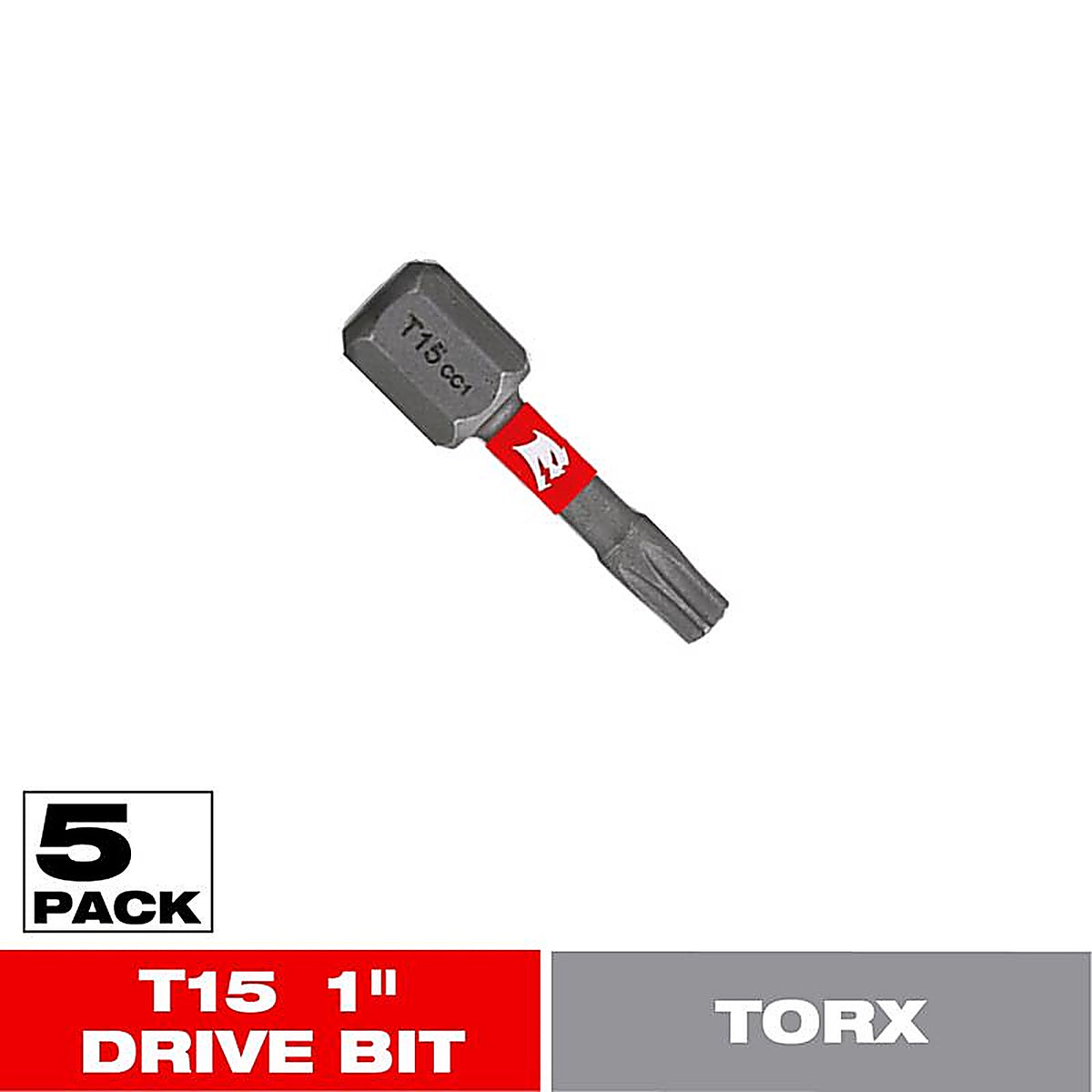 Diablo - DT151P5 - Torx #15 X 1 In. L Driver Bit Black Oxide 5 Pack