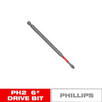 Diablo - DPH26P1 - Phillips #2 X 6 In. L Driver Bit Black Oxide 1 Piece