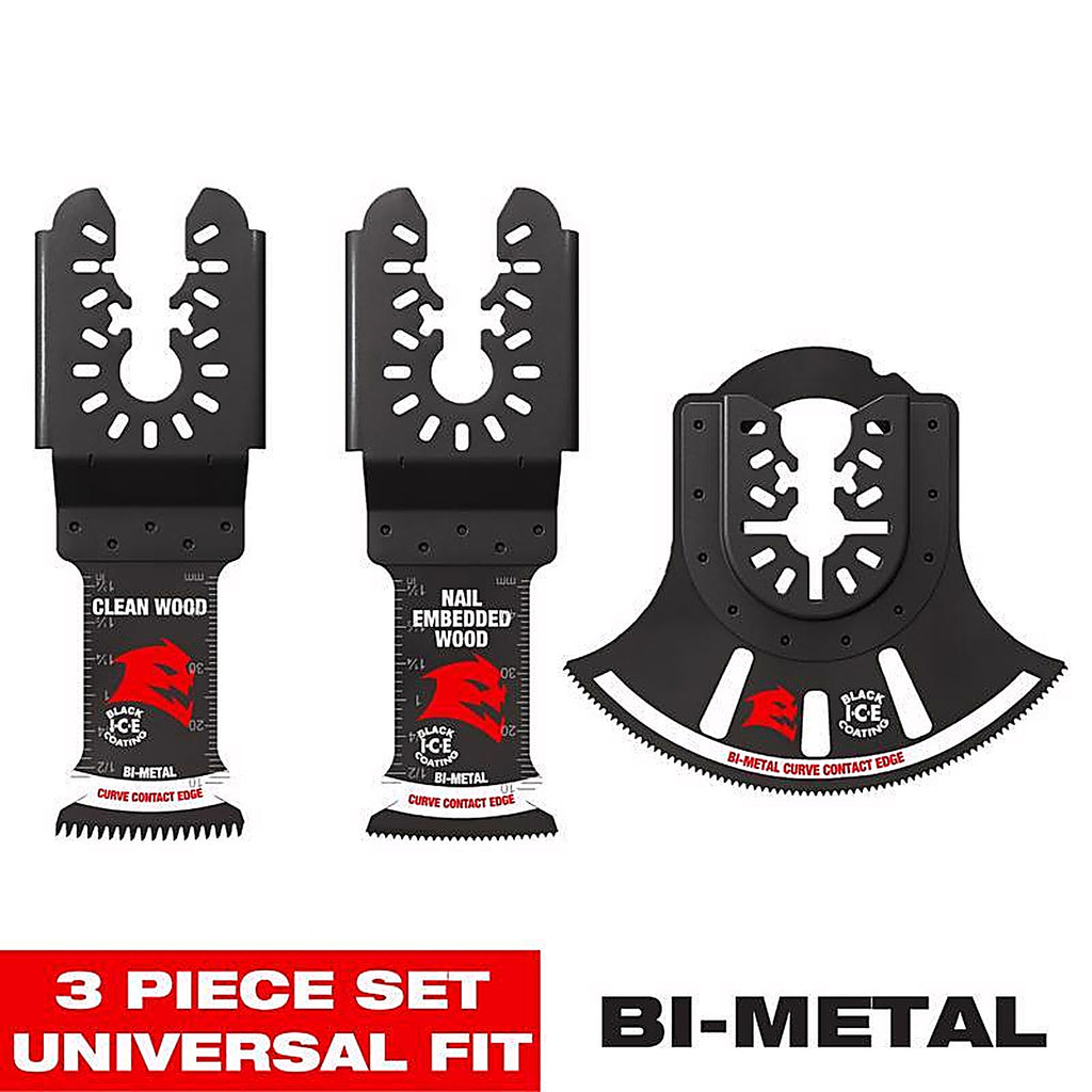 Diablo - DOU3BS - Bi-Metal Oscillating Blade Set General Purpose Cuts 3 Piece