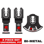 Diablo - DOU3BS - Bi-Metal Oscillating Blade Set General Purpose Cuts 3 Piece
